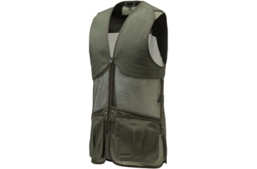 Image of Beretta Full Mesh Shooting Vest, Green Moss, Medium, GT671T155307AAM