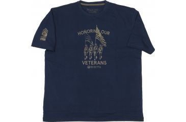 Image of Beretta Honoring Veterans T-Shirt,Eclipse Blue,XL TS501T09620504XL