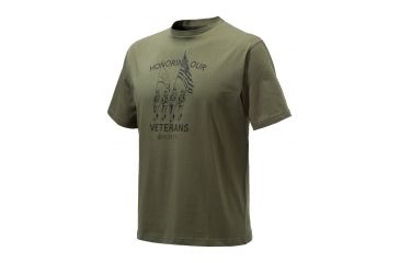 Image of Beretta Honoring Veterans T-Shirt,Ivy Green,Medium TS501T0962077AM