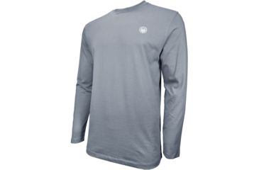 Image of Beretta T-shirt Long Sleeve Usa Logo X-large Dove Gray