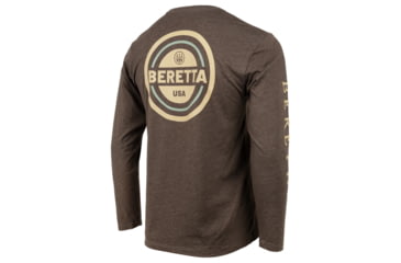 Image of Beretta USA 2.0 T-Shirt - Mens, Long Sleeve, Brown, Large, TS230T18900815L