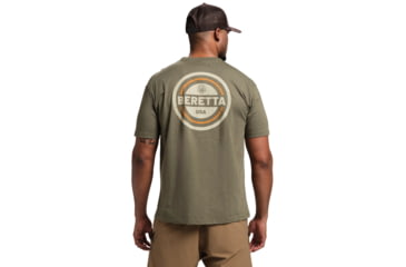 Image of Beretta USA 2.0 T-Shirt - Mens, Short Sleeve, Heather Mil Green, Extra Large, TS226T189007AUXL