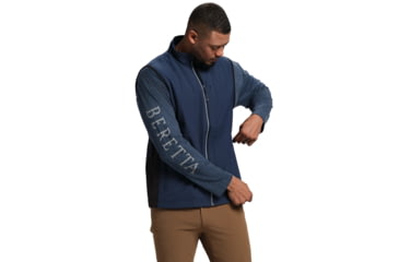 Image of Beretta Windshell Evo Vest - Mens, Blue Total Eclipse, Small, GT382T19350504S