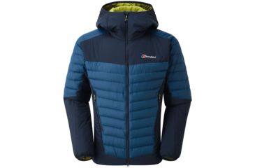 Image of Berghaus Ulvetanna Hybrid 2.0 Insulated Jacket - Men's-Poseidon/Dusk-X-Large