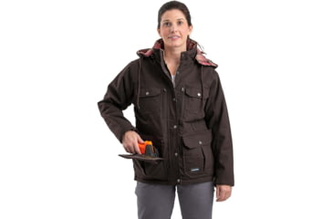 Image of Berne Concealed Carry Ladies Lima One Three Jacket - Women's, Dark Brown, Medium, Regular, 92021333779