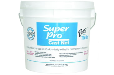 Image of Betts Super Pro Mono Cast Net 7' 1/2" Mesh 1.5Lb Lead per Ft Bucket, 20-7