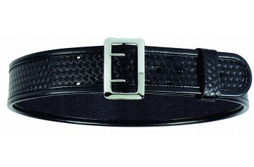 Image of Bianchi 7960 AccuMold Elite Sam Browne Belt - Basket Black, Chrome, Waist Size 46-48in, 22231