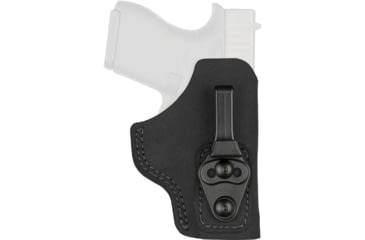 Image of Bianchi Model 6T Waistband Tuckable Holster, IWB, Glock 19, 23, 26, 27, 30s, 36, 45, Right Hand, Size 11, Black, 10774