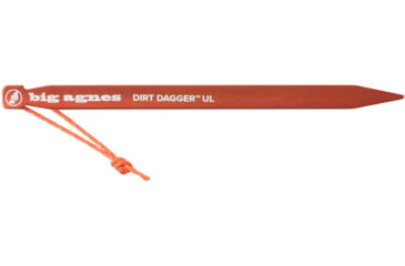 Image of Big Agnes Dirt Dagger UL Tent Stakes, Pack of 30, 6in, Orange, ADD6BULK3021