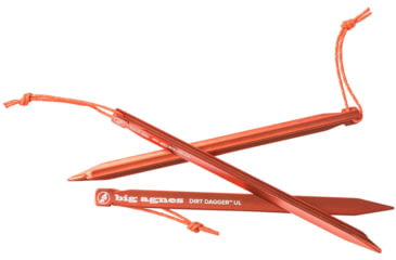 Image of Big Agnes Dirt Dagger UL Tent Stakes, Pack of 30, 6in, Orange, ADD6BULK3021