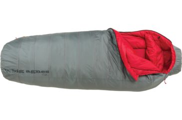 Image of Big Agnes Farwell 0 Sleeping Bag Synthetic-Gray-Regular-Left