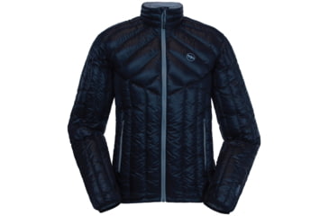 Image of Big Agnes Hole In The Wall Down Jacket - Men's-Black/Cool Gray-XX-Large
