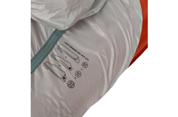 Image of Big Agnes Lost Ranger 3N1 15 Sleeping Bag, Mercury/Tangelo, Small, BLR3N1S1525