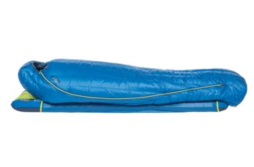 Image of Big Agnes Mystic UL 15 Sleeping Bag 850 DownTek, Right Zip, Blue, Small, BMULSR19