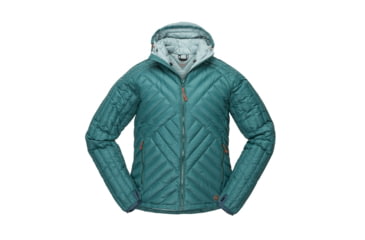 Image of Big Agnes Shovelhead Hooded Jacket - Women's-Storm Blue/Surf-Small