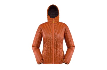 Image of Big Agnes Shovelhead Hooded Jacket - Womens-Pumpkin/Chestnut-Small