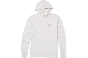 Image of Billabong Stacked Hooded Long Sleeve T-Shirt - Mens, Silver, Extra Large, M410SBST-SIL-XL
