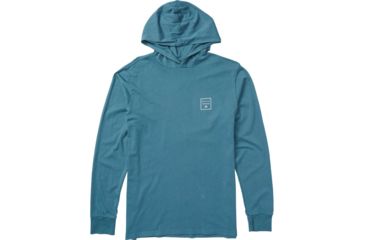 Image of Billabong Stacked Hooded Long Sleeve T-Shirt - Mens, Washed Blue, Medium, M410SBST-WBL-M
