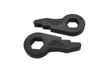 Image of Bison Offroad Ford Expedition 4WD/ F-150 4WD/ Super Duty F-250 4WD Leveling Kit w/ Forged Torsion Key, Black, 2, FF-1501-33