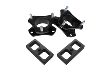 Image of Bison Offroad Toyota Tacoma TRD / SR5 / Rock Warrior 2WD/4WD 2005-2020 Lift Kit, 32.5in Max Tire Size, Black, 3F/ 1R, TK-1502-32.5