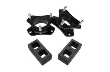 Image of Bison Offroad Toyota Tacoma TRD / SR5 / Rock Warrior 2WD/4WD 2005-2020 Lift Kit, 32.5in Max Tire Size, Black, 3F/ 2R, TK-1501-32.5