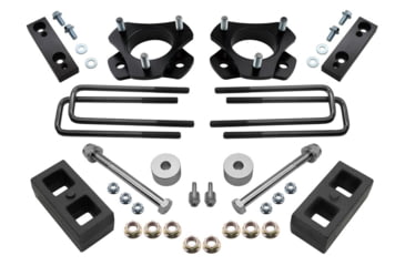 Image of Bison Offroad Toyota Tacoma TRD / SR5 / Rock Warrior 2WD/4WD 2005-2020 Lift Kit, 32.5in Max Tire Size, Black, 3F/ 2R, TK-1501-32.5