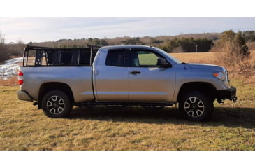 Image of Bison Offroad Toyota Tundra TRD / SR5 / Rock Warrior 2WD/4WD 2007-2020 Lift Kit, 35in Max Tire Size, Black, 3F/ 2R, TK-2502-35