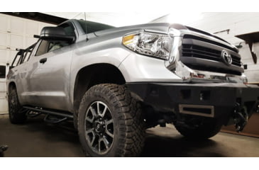 Image of Bison Offroad Toyota Tundra TRD / SR5 / Rock Warrior 2WD/4WD 2007-2020 Lift Kit, 35in Max Tire Size, Black, 3F/ 2R, TK-2502-35
