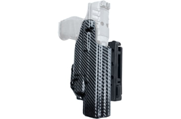 Image of Black Scorpion Outdoor Gear Pro IDPA Competition OWB Holster, Walther PDP 5in w/ TLR-7/TLR-8, Right Hand, Carbon Fiber, HC03-IDPA-PDP5TLR8CFRH