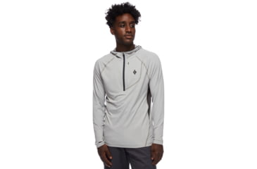 Image of Black Diamond Alpenglow Pro Hoody - Mens, Pewter, Large, AP7520931016LRG1