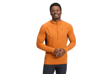 Image of Black Diamond Alpenglow Pro Hoody - Mens, Saffron, Small, AP7520938012SML1