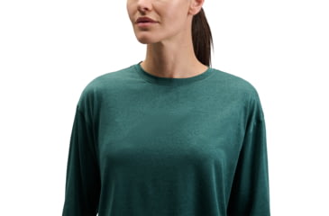 Image of Black Diamond Circuit Long Sleeve Tee - Womens, Deep Woods, Large, AP7520173062LRG1