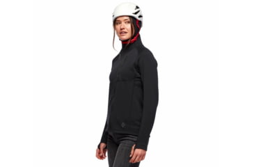 Image of Black Diamond Coefficient Fleece Hoody - Womens, Black, Large, AP7440210002LRG1