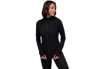 Image of Black Diamond Coefficient LT Hybrid Hoody - Womens, Black, Medium, AP7440560002MED1