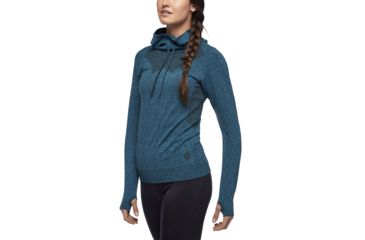Image of Black Diamond Crux Hoodie - Women, Azul, Small, AP7521204004SML1