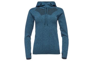 Image of Black Diamond Crux Hoodie - Women, Azul, Small, AP7521204004SML1