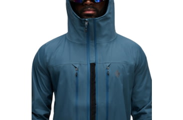 Image of Black Diamond Dawn Patrol Hybrid Shell - Mens, Midnight Blue, Extra Large, AP7470054034XLG1