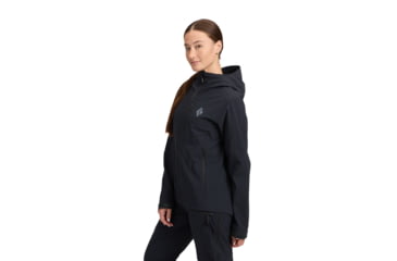 Image of Black Diamond Dawn Patrol Softshell - Womens, Black, Medium, AP7470070002MED1