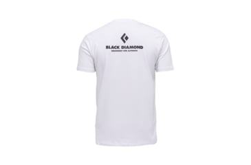 Image of Black Diamond Equipment for Alpinists Short Sleeve Tee - Mens, White, Large, APYL4X1006LRG1