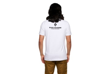 Image of Black Diamond Equipment for Alpinists Short Sleeve Tee - Mens, White, Large, APYL4X1006LRG1
