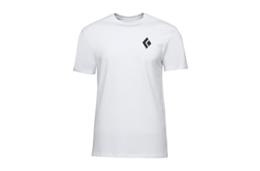 Image of Black Diamond Equipment for Alpinists Short Sleeve Tee - Mens, White, Large, APYL4X1006LRG1