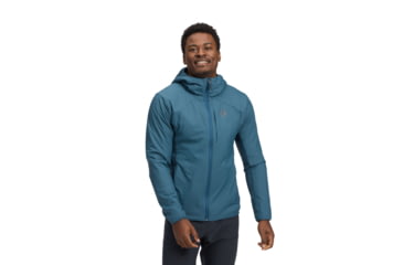 Image of Black Diamond First Light 1.0 Stretch Hoody - Men's, Midnight Blue, Large, AP7522654034LRG1