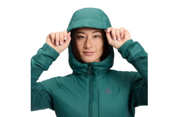 Image of Black Diamond First Light 1.0 Stretch Hoody - Womens, Deep Woods, Extra Small, AP7522663062XSM1