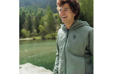 Image of Black Diamond First Light Hybrid Hoody - Men's, Iron Red, Large, AP7522656053LRG1