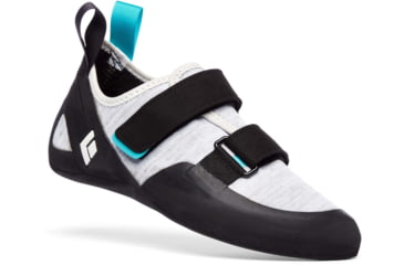 Image of Black Diamond Momentum Climbing Shoes - Womens, Black/Alloy, 8.5, BD57010693090851