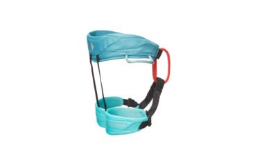 Image of Black Diamond Momentum Kid's Harness, Salt Water BD651077SLWTALL1