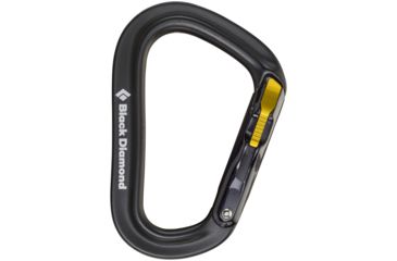Image of Black Diamond Vaporlock Magnetron Carabiner-Black/Yellow