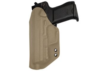 Image of Black Rhino Concealment Concealed Carry IWB Holster System / Glock, Model Glock 20/21, Left Handed Shooter, Cant 0 Degrees, Desert Tan, 191204379662