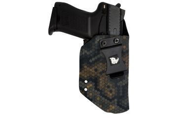 Image of Black Rhino Concealment Concealed Carry IWB Holster System / Glock, Model Glock 20/21, Left Handed Shooter, Cant 0 Degrees, Hex Cam, 191204289077