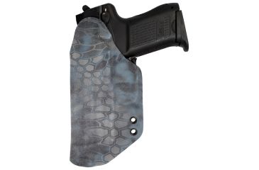 Image of Black Rhino Concealment Concealed Carry IWB Holster System / Glock, Model Glock 20/21, Left Handed Shooter, Cant 0 Degrees, Kryptek Neptune, 191204379723
